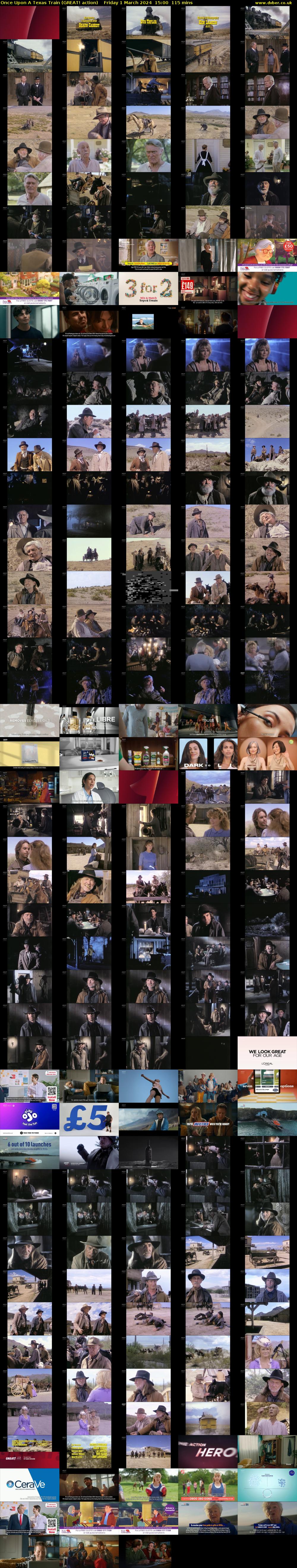 Once Upon A Texas Train (GREAT! action) Friday 1 March 2024 15:00 - 16:55
