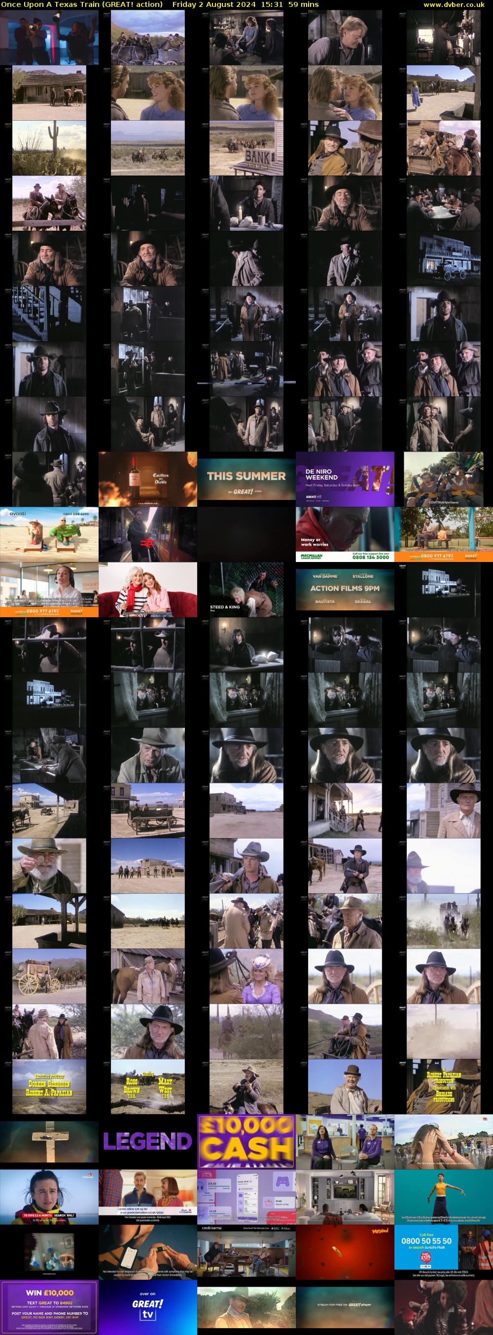 Once Upon A Texas Train (GREAT! action) Friday 2 August 2024 15:31 - 16:30