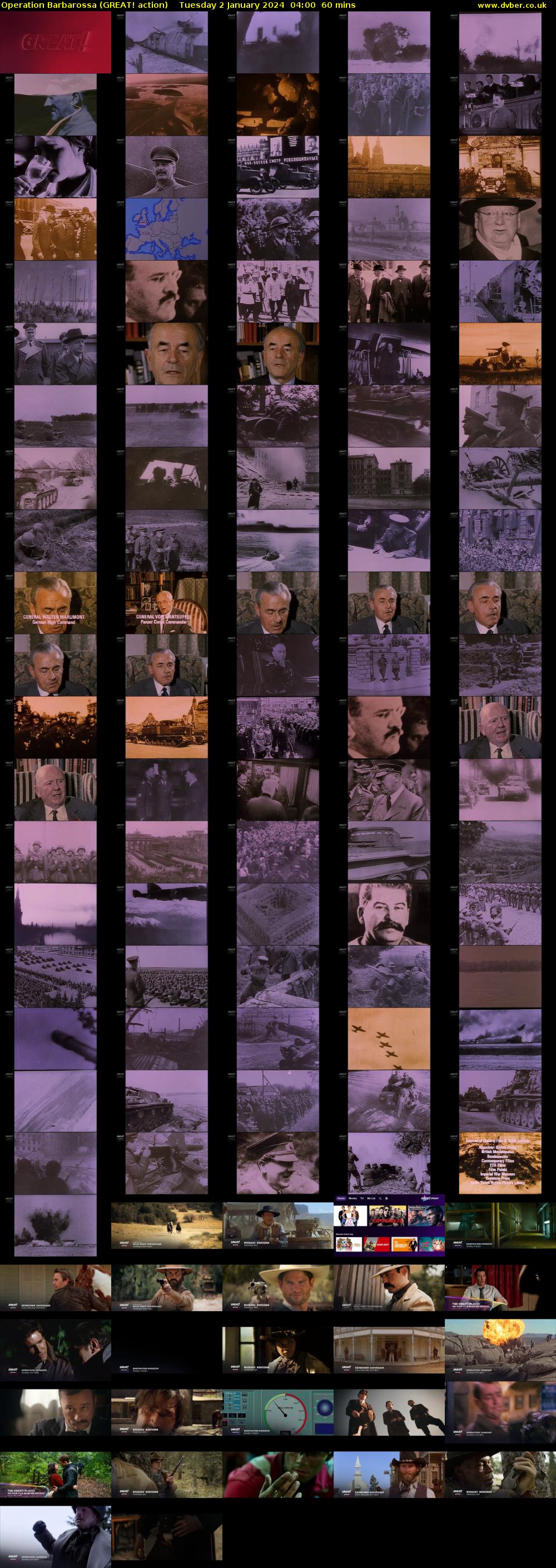 Operation Barbarossa (GREAT! action) Tuesday 2 January 2024 04:00 - 05:00
