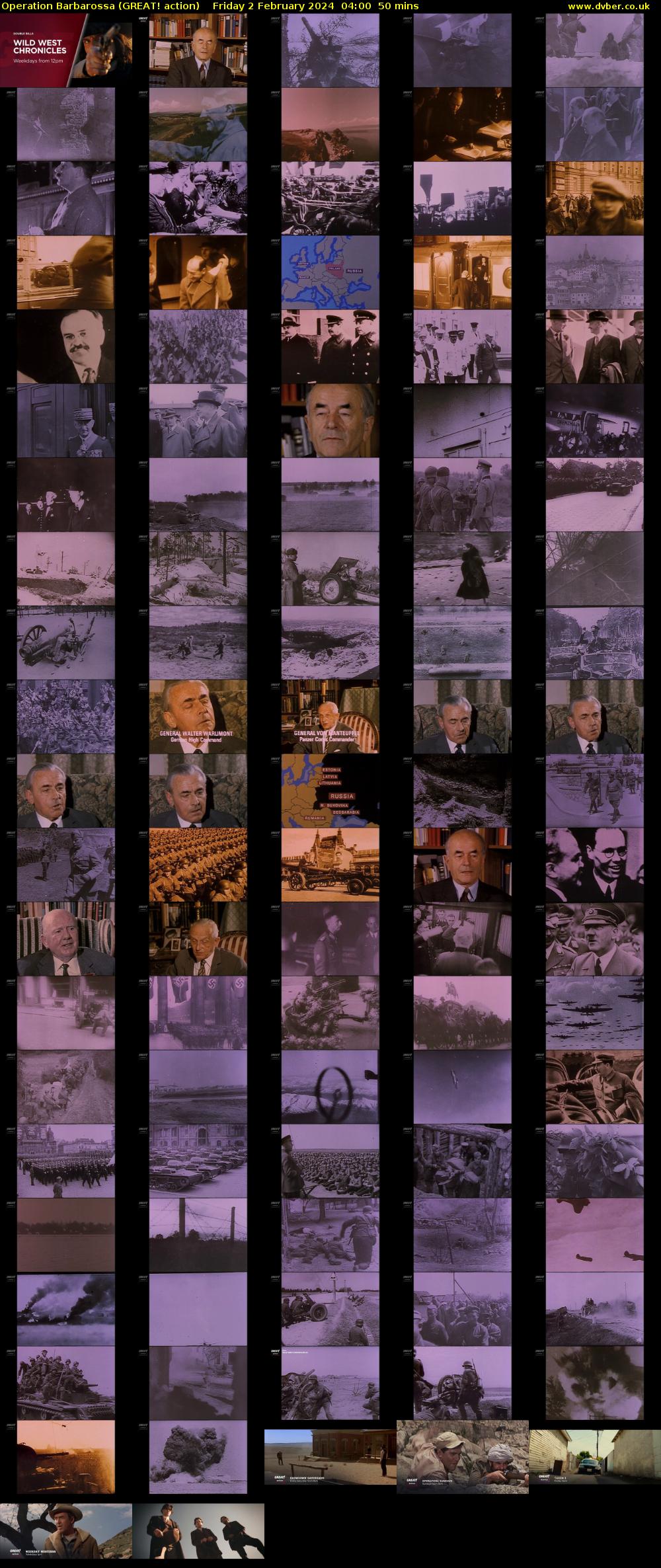 Operation Barbarossa (GREAT! action) Friday 2 February 2024 04:00 - 04:50