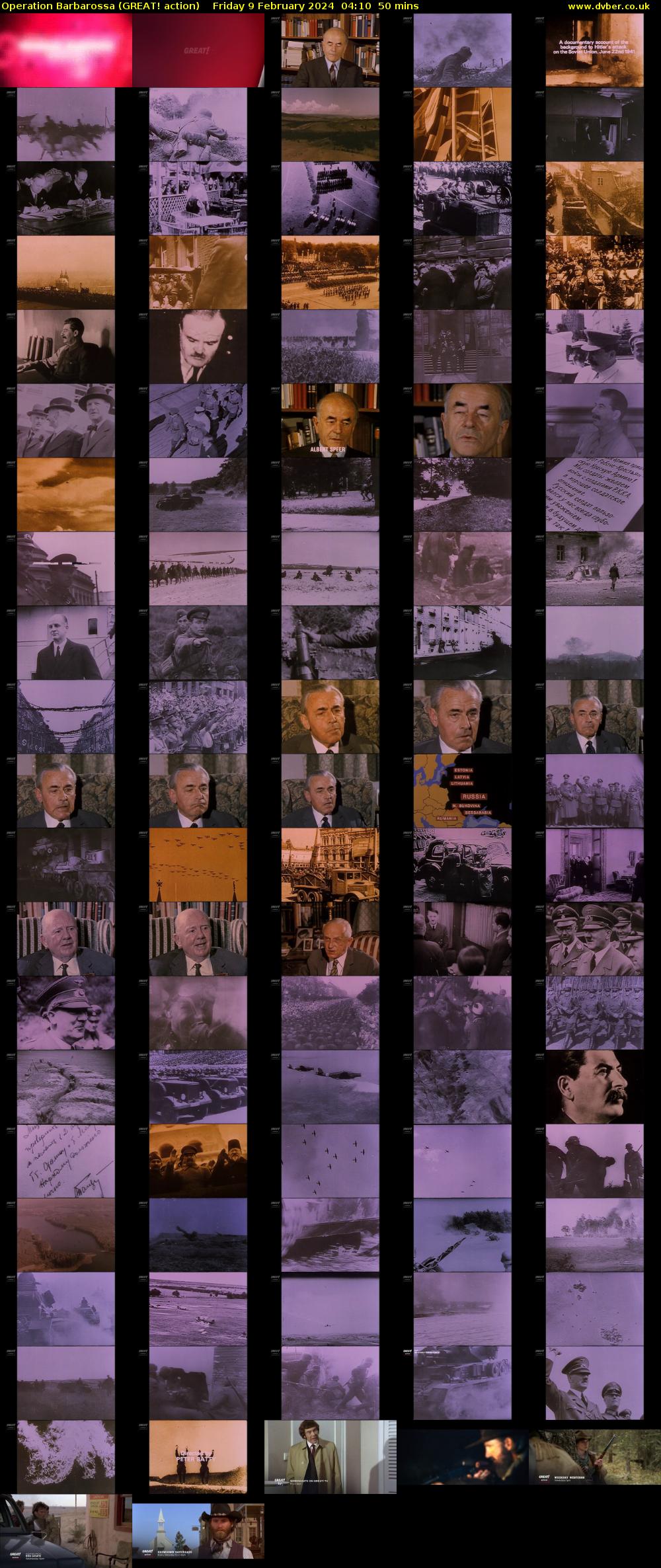 Operation Barbarossa (GREAT! action) Friday 9 February 2024 04:10 - 05:00