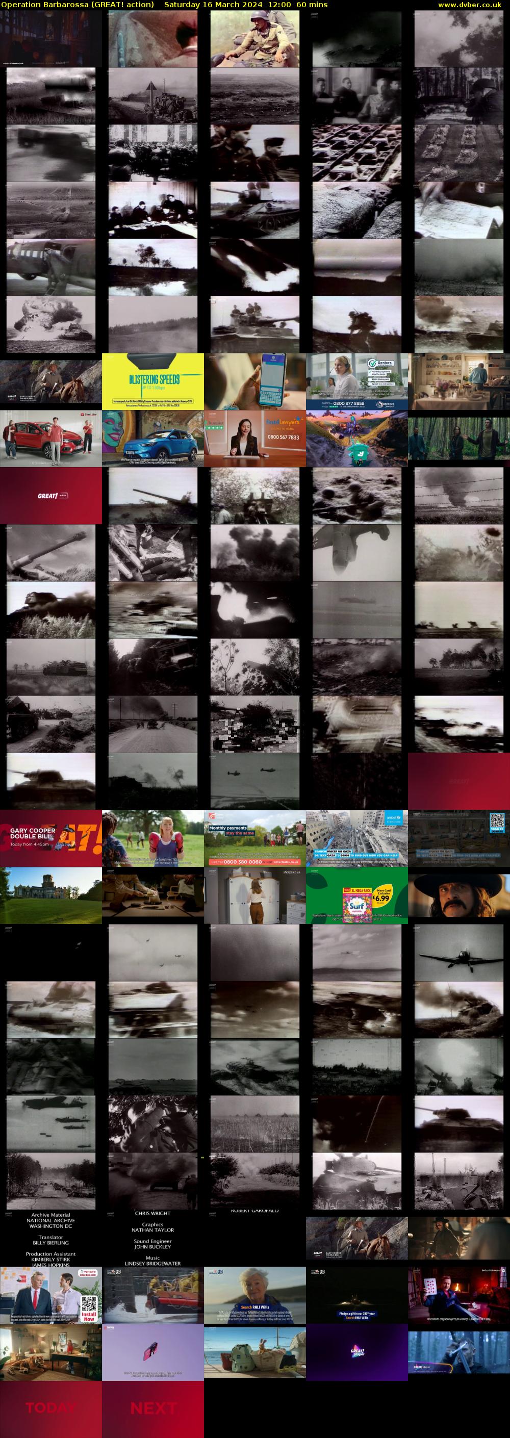 Operation Barbarossa (GREAT! action) Saturday 16 March 2024 12:00 - 13:00