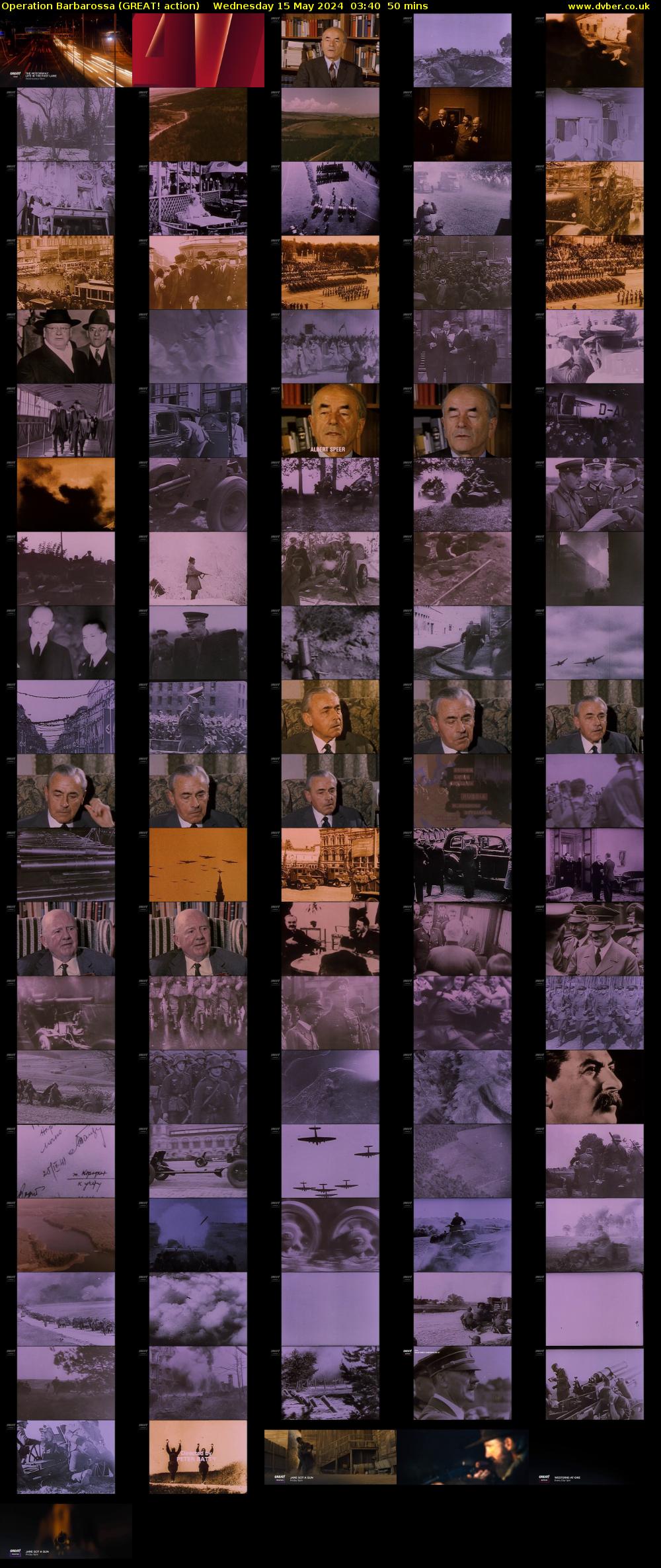 Operation Barbarossa (GREAT! action) Wednesday 15 May 2024 03:40 - 04:30