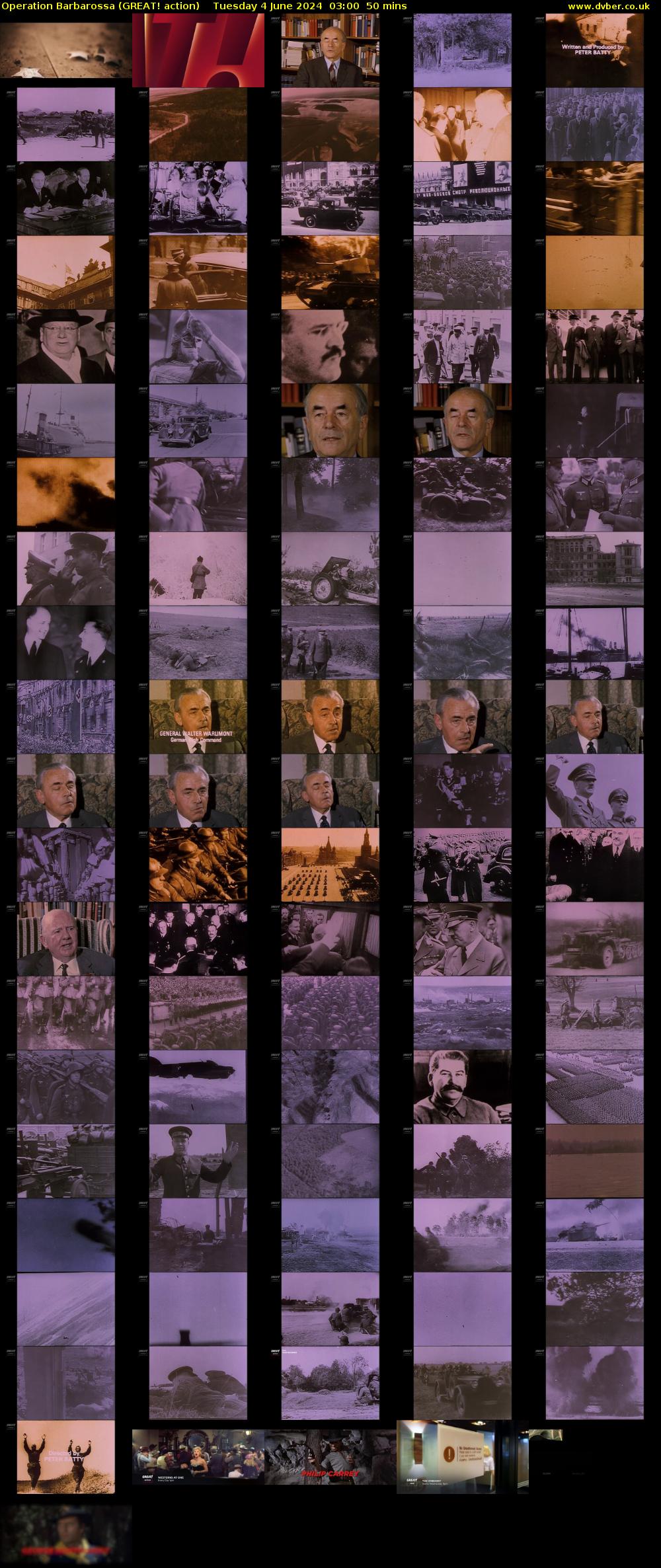 Operation Barbarossa (GREAT! action) Tuesday 4 June 2024 03:00 - 03:50