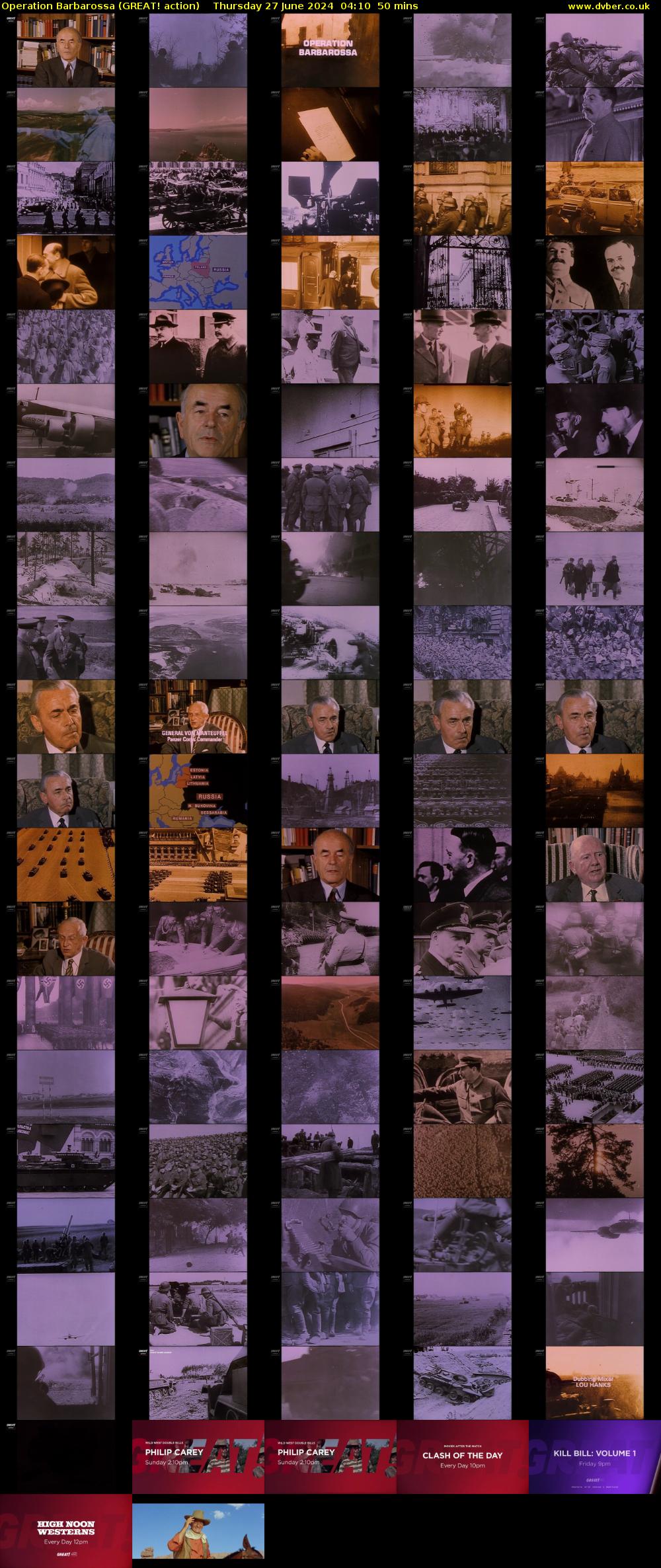Operation Barbarossa (GREAT! action) Thursday 27 June 2024 04:10 - 05:00