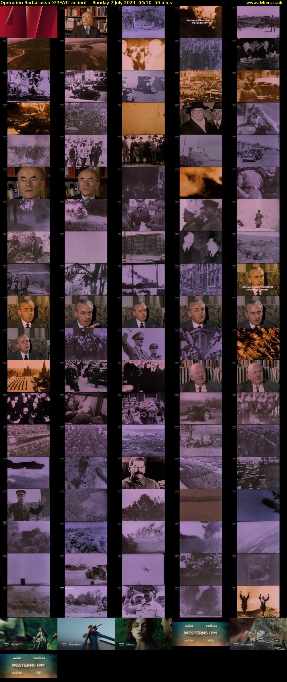 Operation Barbarossa (GREAT! action) Sunday 7 July 2024 04:10 - 05:00