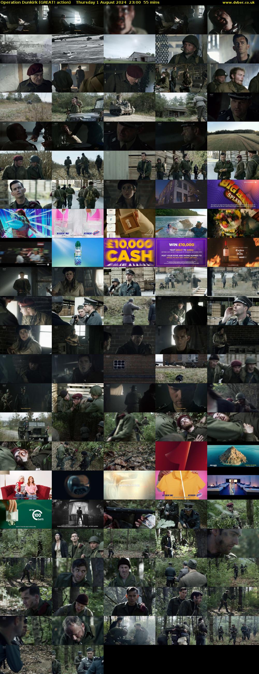 Operation Dunkirk (GREAT! action) Thursday 1 August 2024 23:00 - 23:55
