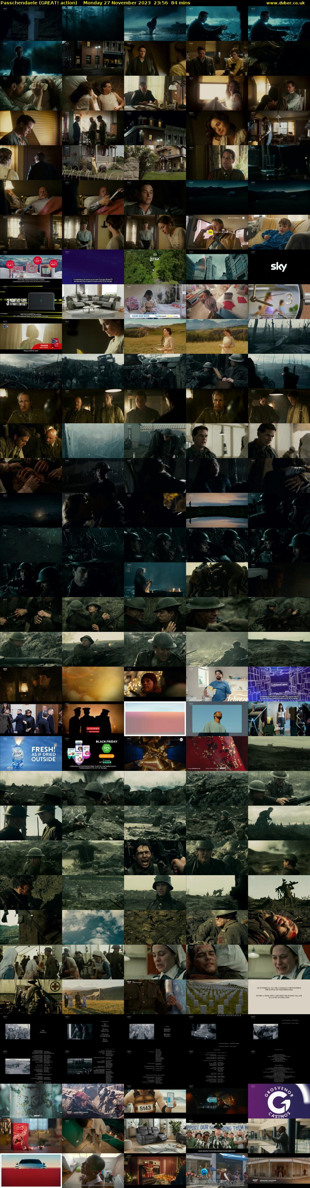 Passchendaele (GREAT! action) Monday 27 November 2023 23:56 - 01:20