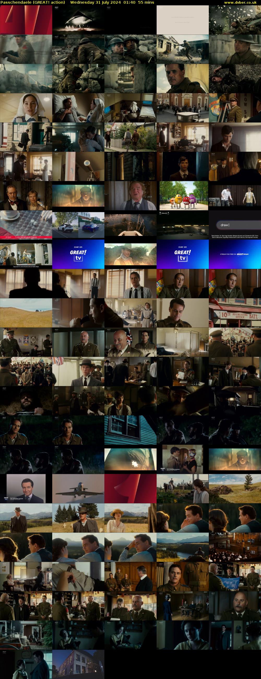 Passchendaele (GREAT! action) Wednesday 31 July 2024 01:40 - 02:35