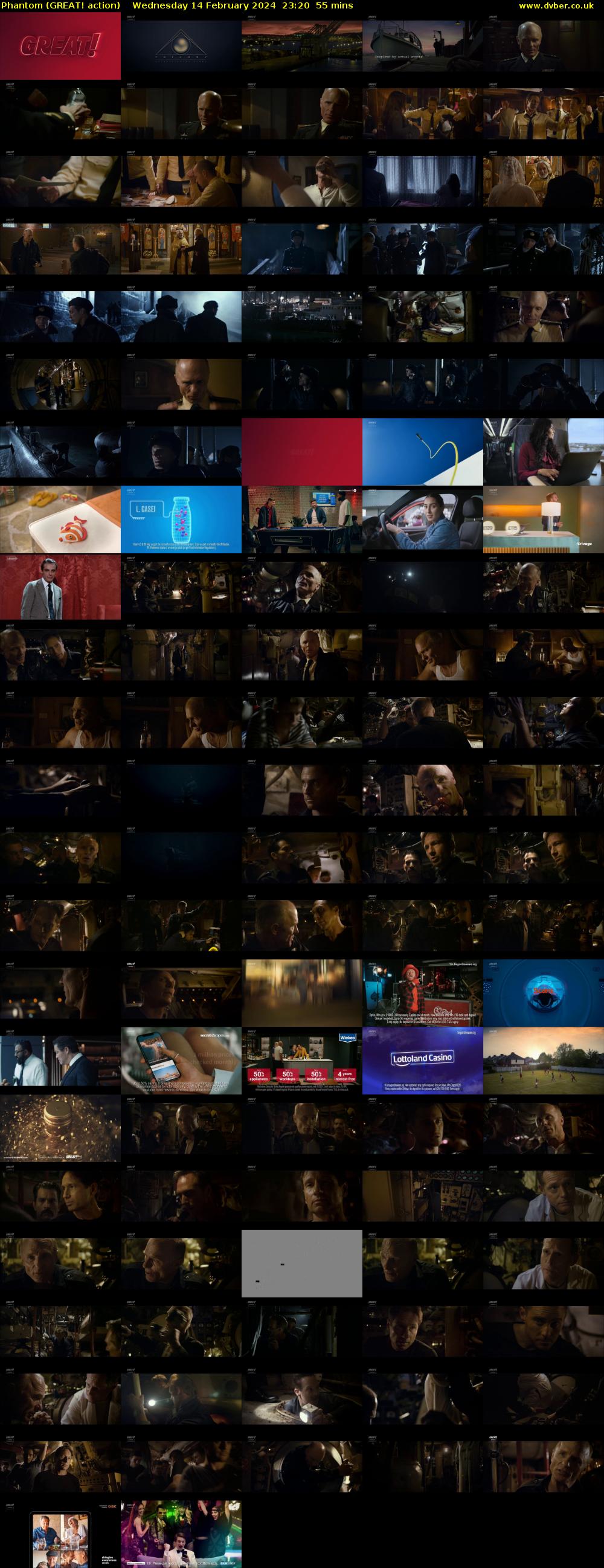 Phantom (GREAT! action) Wednesday 14 February 2024 23:20 - 00:15