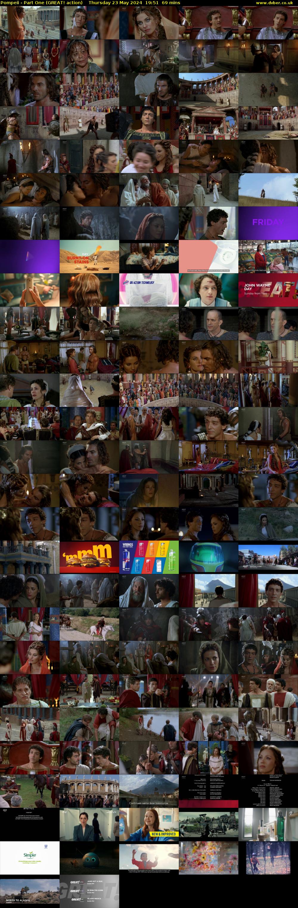 Pompeii - Part One (GREAT! action) Thursday 23 May 2024 19:51 - 21:00