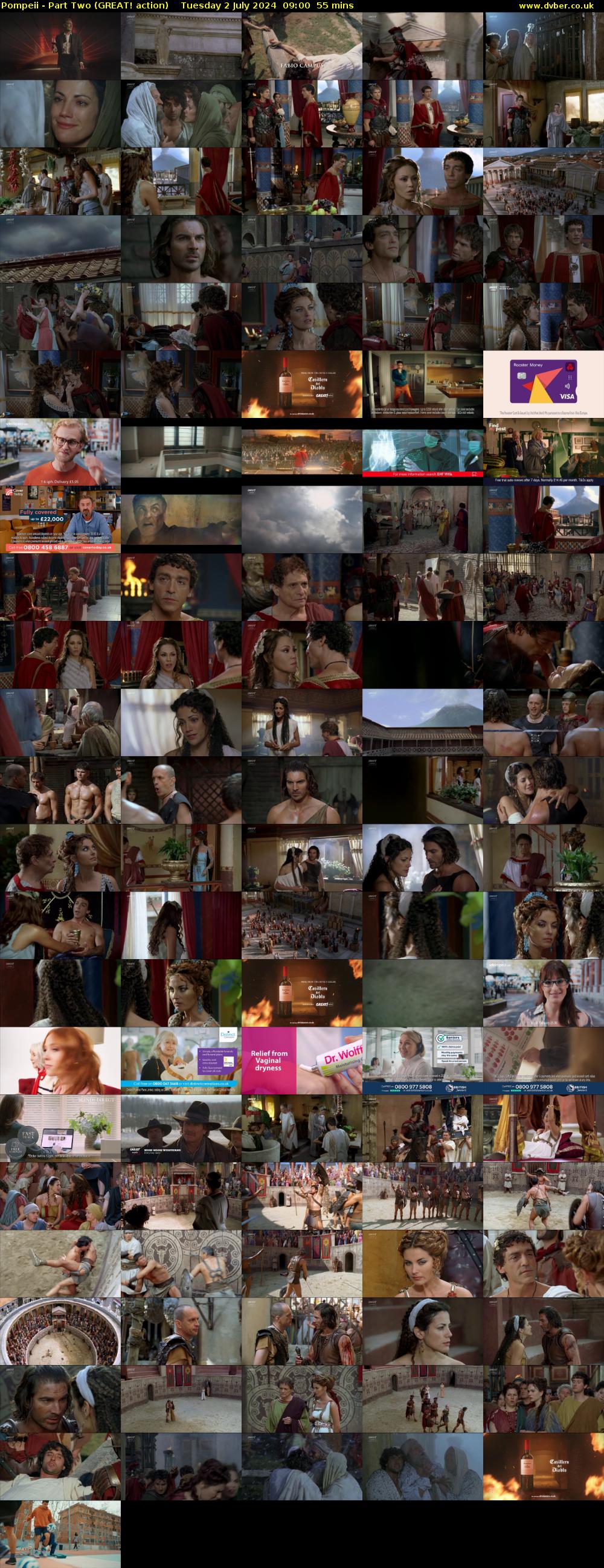 Pompeii - Part Two (GREAT! action) Tuesday 2 July 2024 09:00 - 09:55