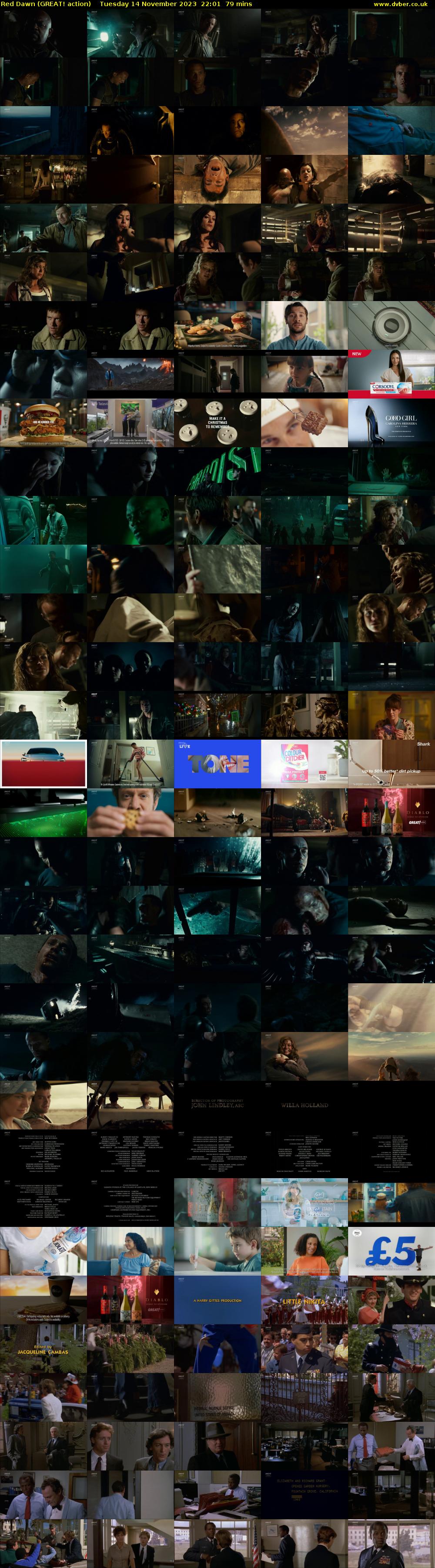 Red Dawn (GREAT! action) Tuesday 14 November 2023 22:01 - 23:20