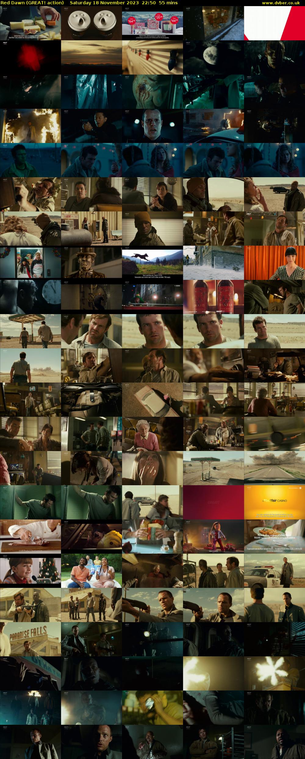 Red Dawn (GREAT! action) Saturday 18 November 2023 22:50 - 23:45