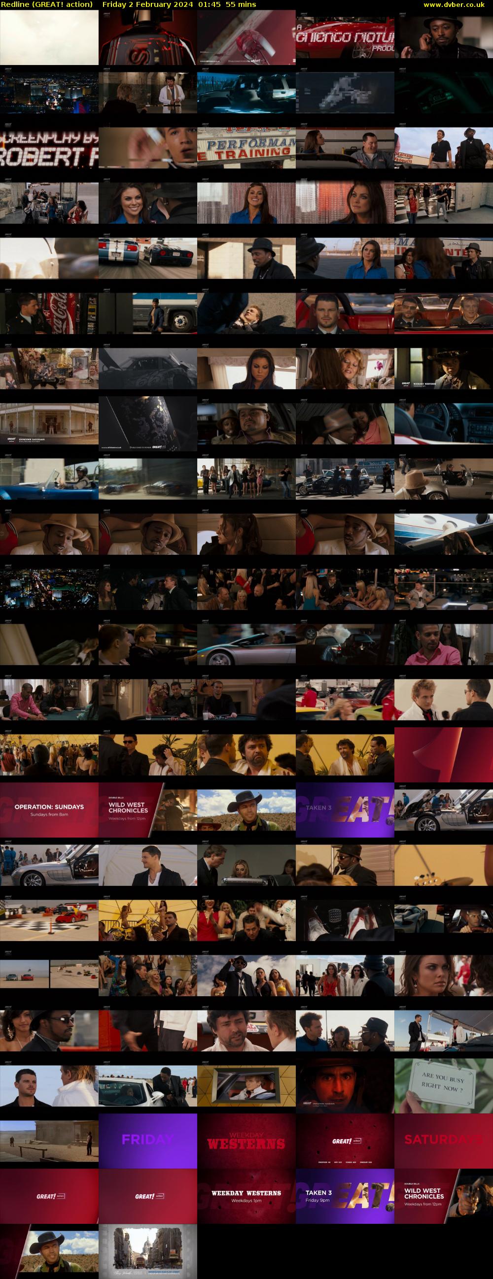 Redline (GREAT! action) Friday 2 February 2024 01:45 - 02:40