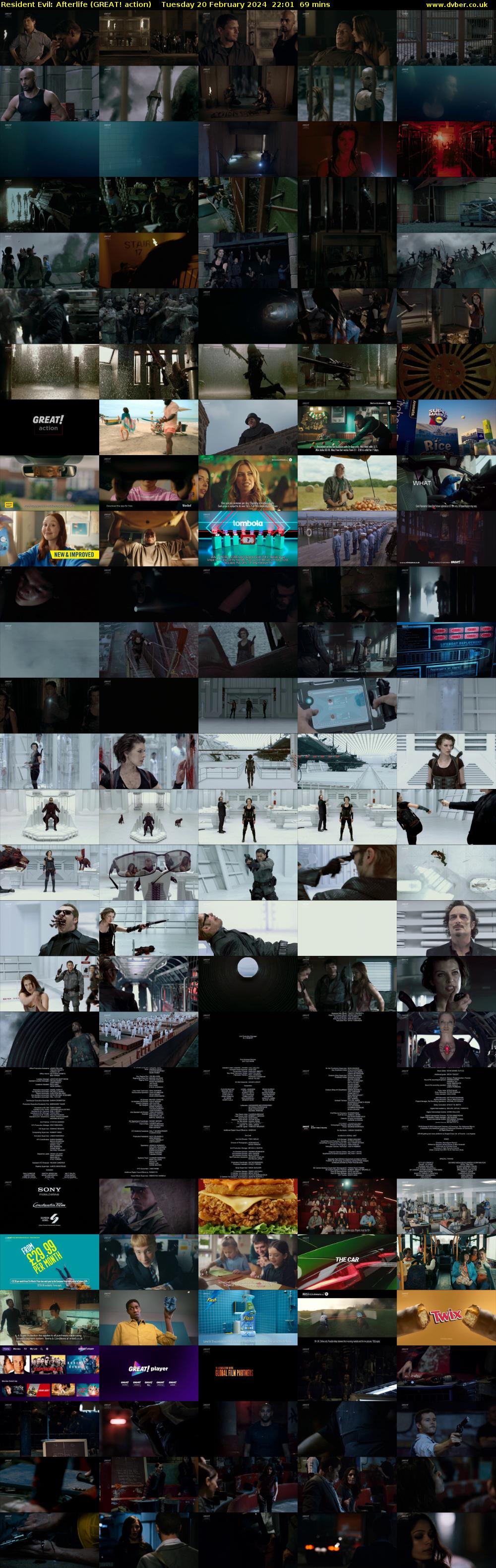 Resident Evil: Afterlife (GREAT! action) Tuesday 20 February 2024 22:01 - 23:10