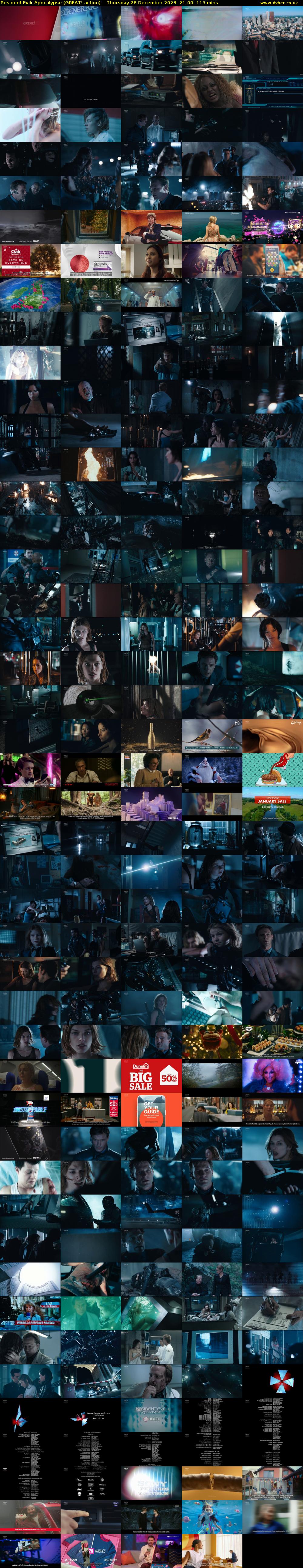Resident Evil: Apocalypse (GREAT! action) Thursday 28 December 2023 21:00 - 22:55