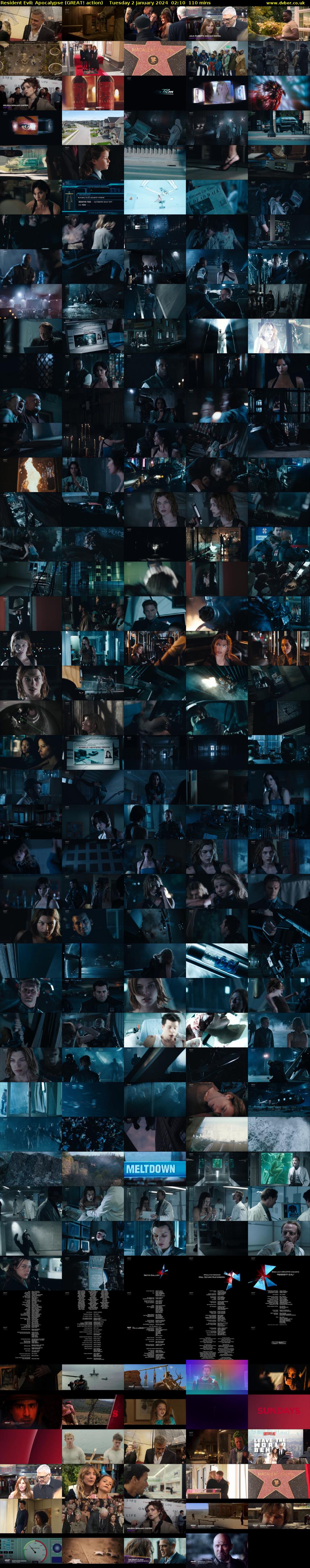 Resident Evil: Apocalypse (GREAT! action) Tuesday 2 January 2024 02:10 - 04:00