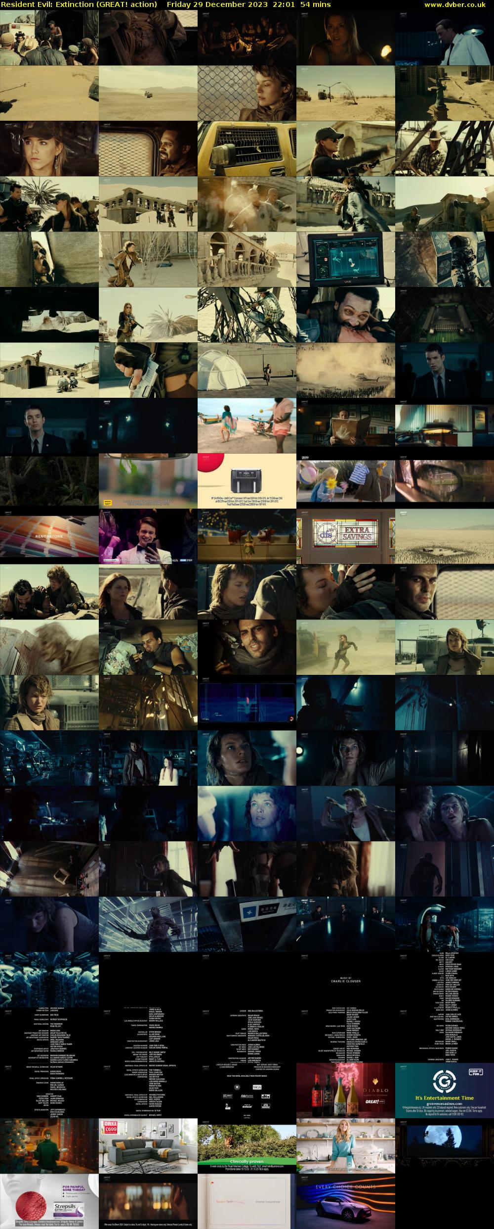 Resident Evil: Extinction (GREAT! action) Friday 29 December 2023 22:01 - 22:55
