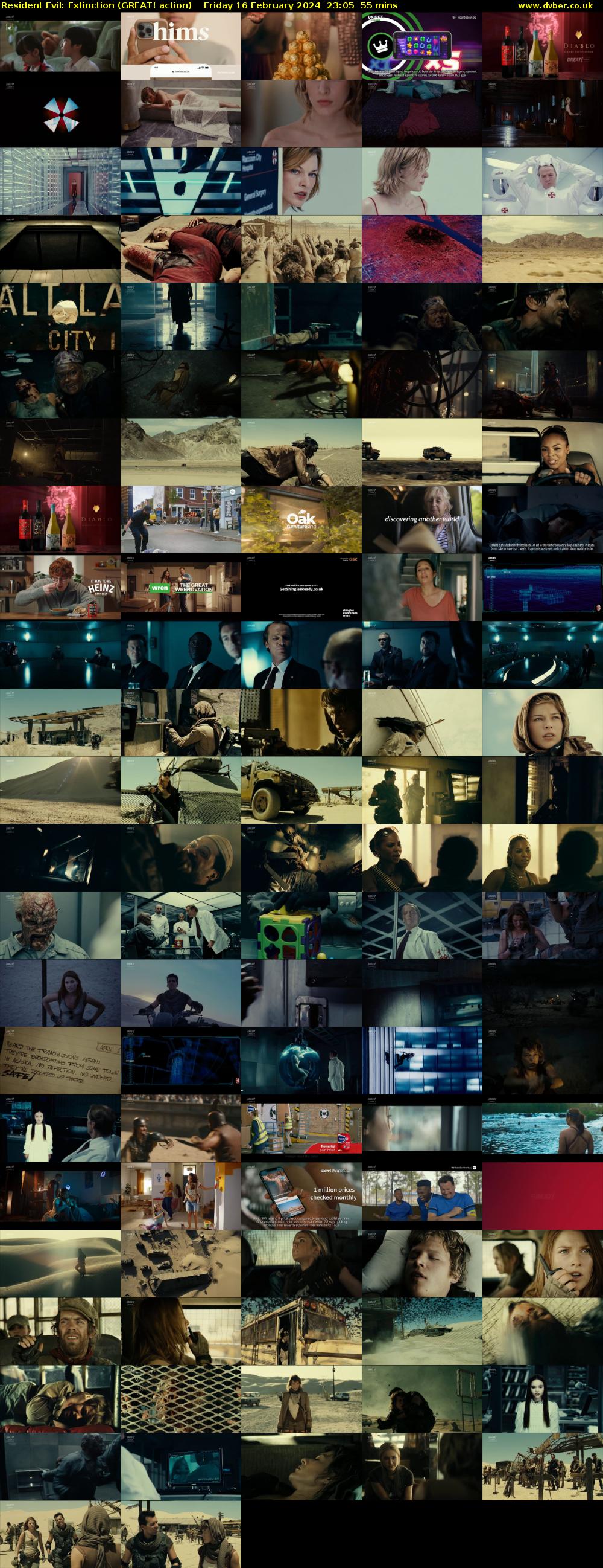 Resident Evil: Extinction (GREAT! action) Friday 16 February 2024 23:05 - 00:00