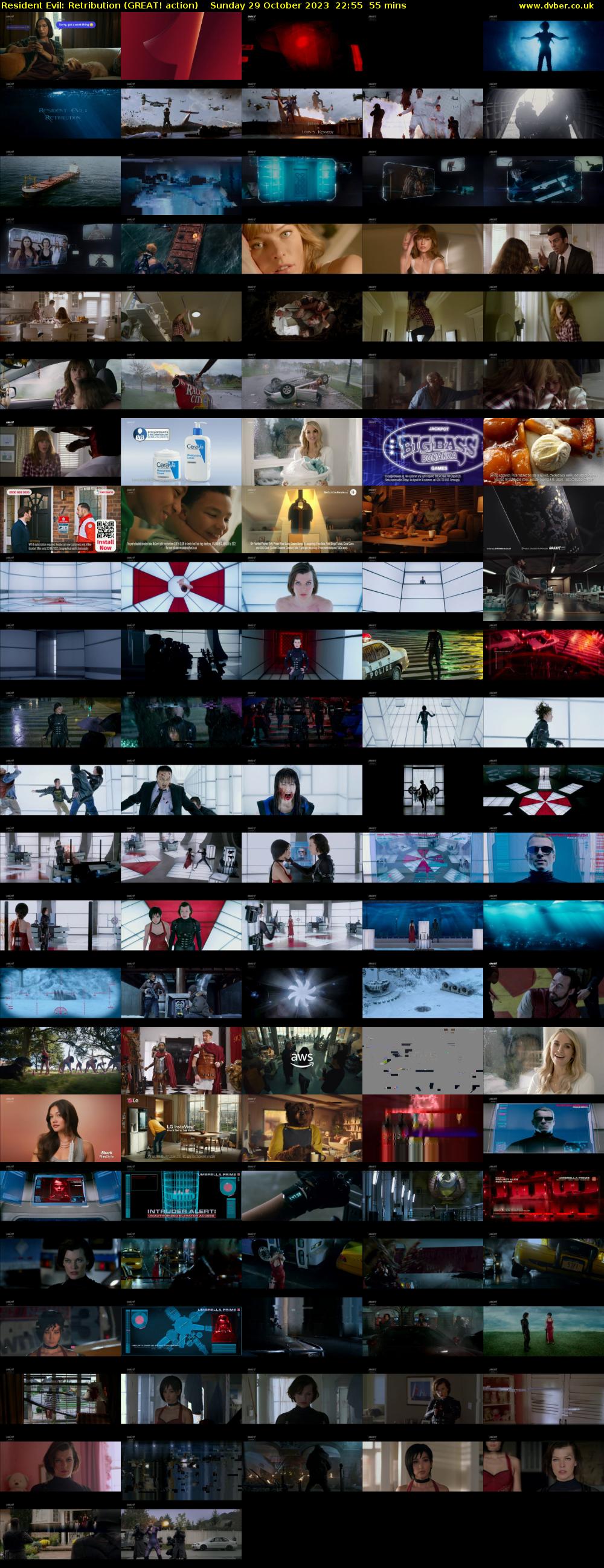 Resident Evil: Retribution (GREAT! action) Sunday 29 October 2023 22:55 - 23:50