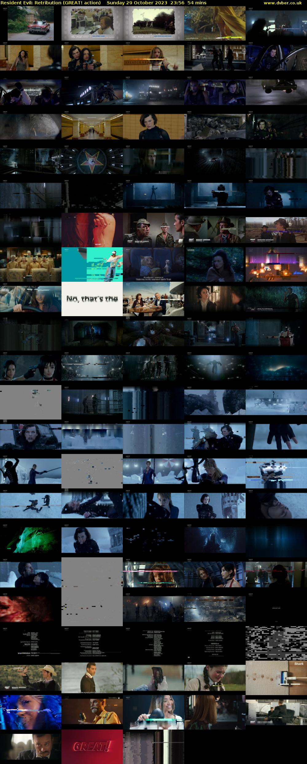 Resident Evil: Retribution (GREAT! action) Sunday 29 October 2023 23:56 - 00:50