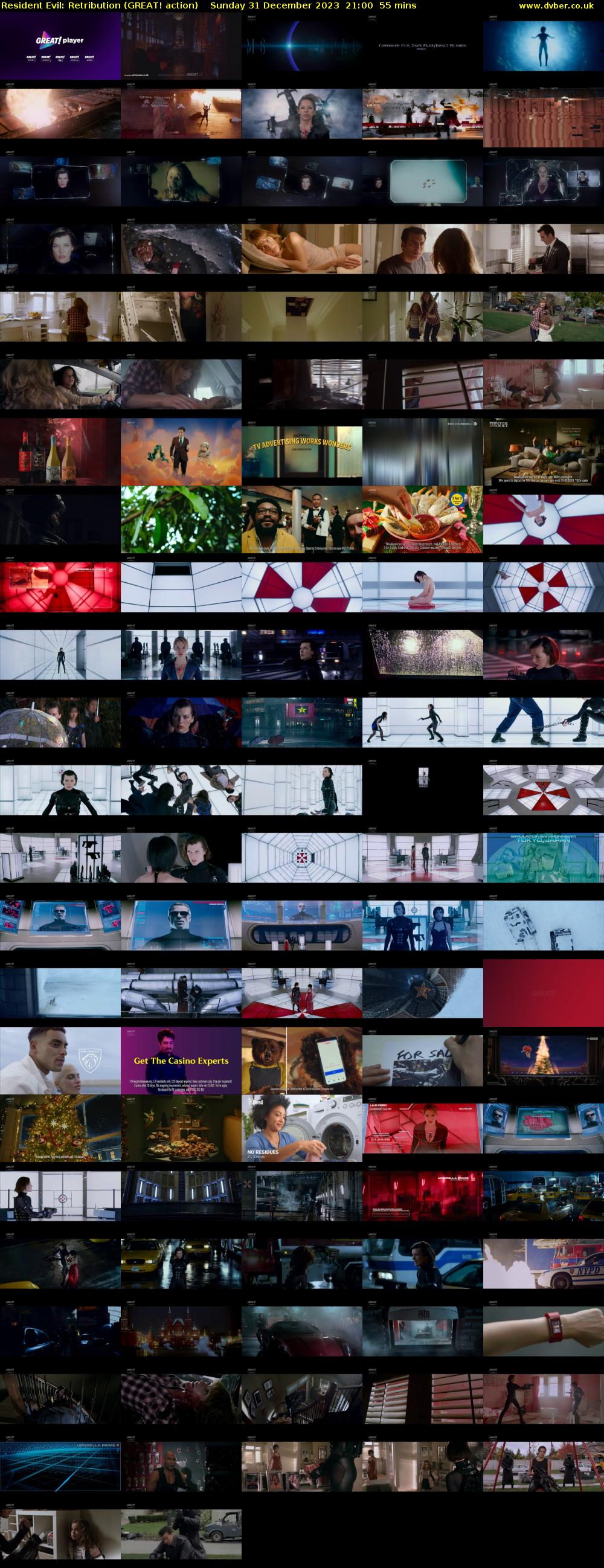 Resident Evil: Retribution (GREAT! action) Sunday 31 December 2023 21:00 - 21:55