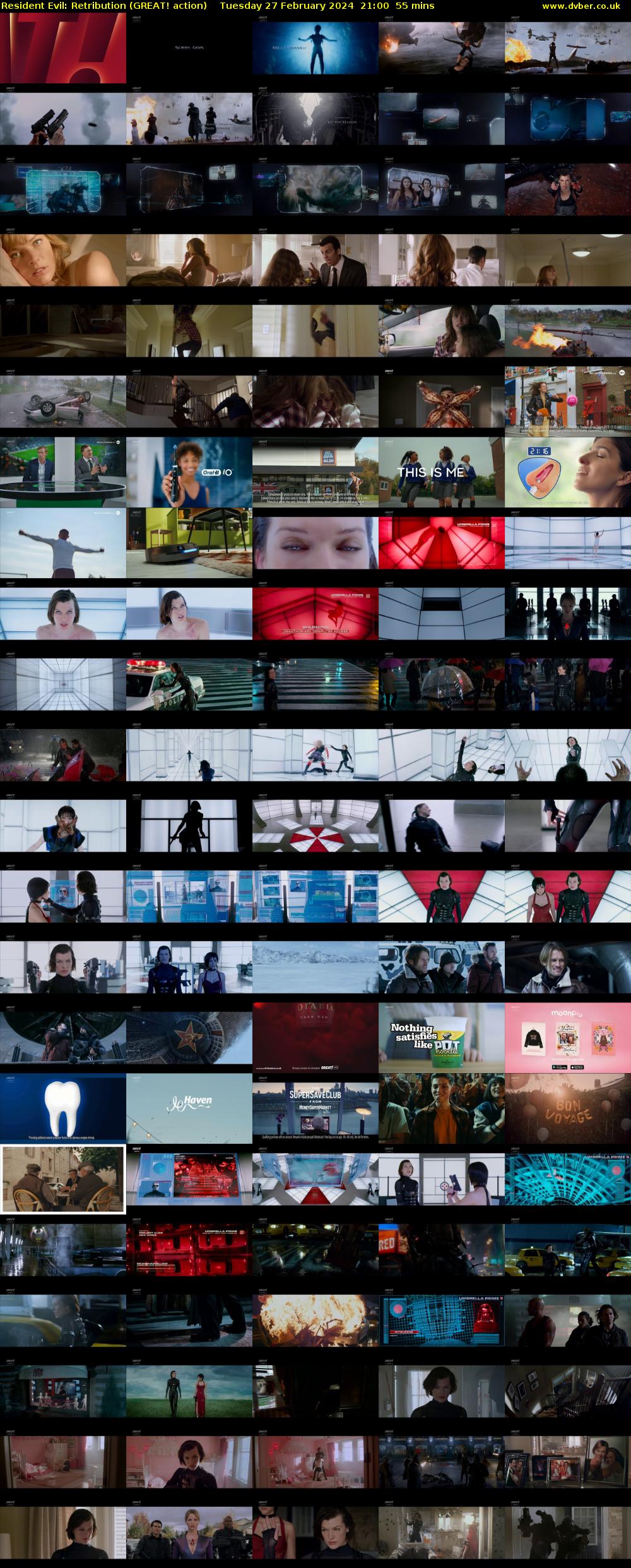 Resident Evil: Retribution (GREAT! action) Tuesday 27 February 2024 21:00 - 21:55