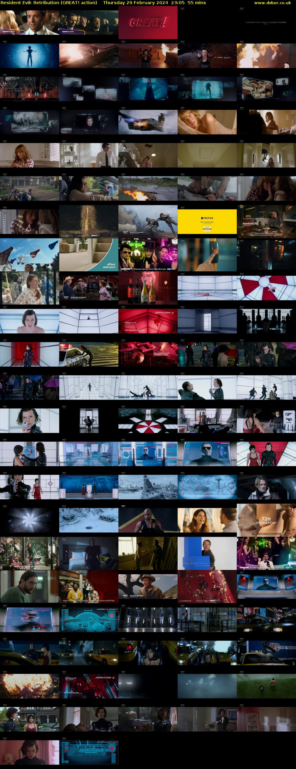 Resident Evil: Retribution (GREAT! action) Thursday 29 February 2024 23:05 - 00:00