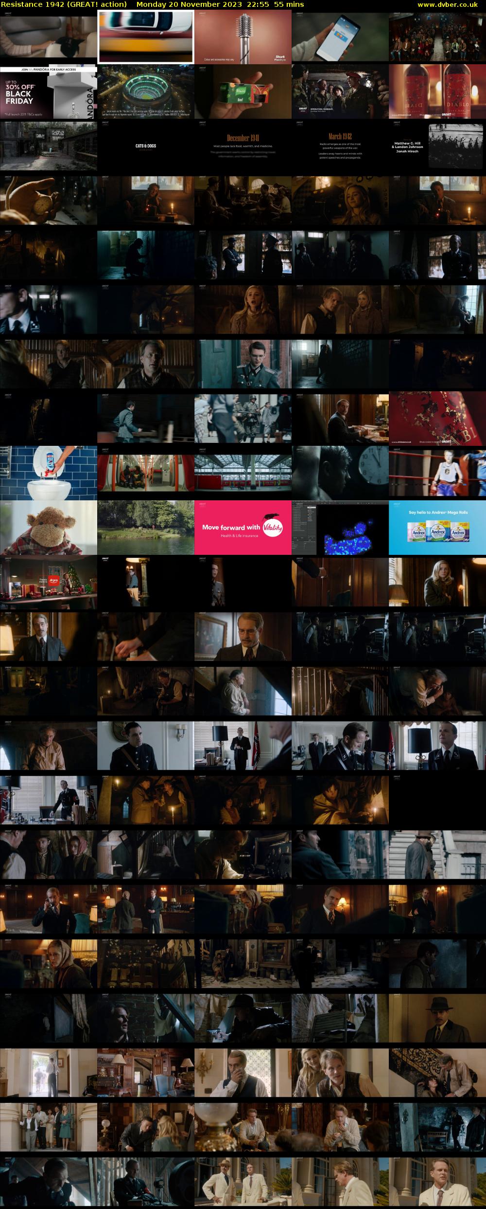 Resistance 1942 (GREAT! action) Monday 20 November 2023 22:55 - 23:50