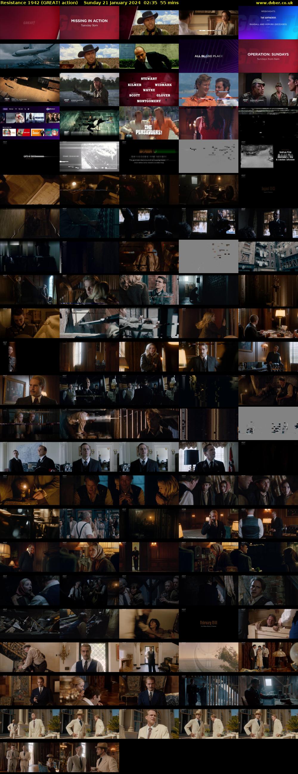 Resistance 1942 (GREAT! action) Sunday 21 January 2024 02:35 - 03:30
