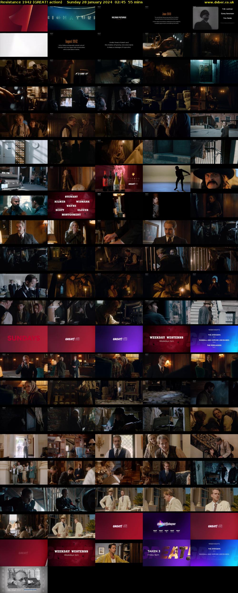 Resistance 1942 (GREAT! action) Sunday 28 January 2024 02:45 - 03:40