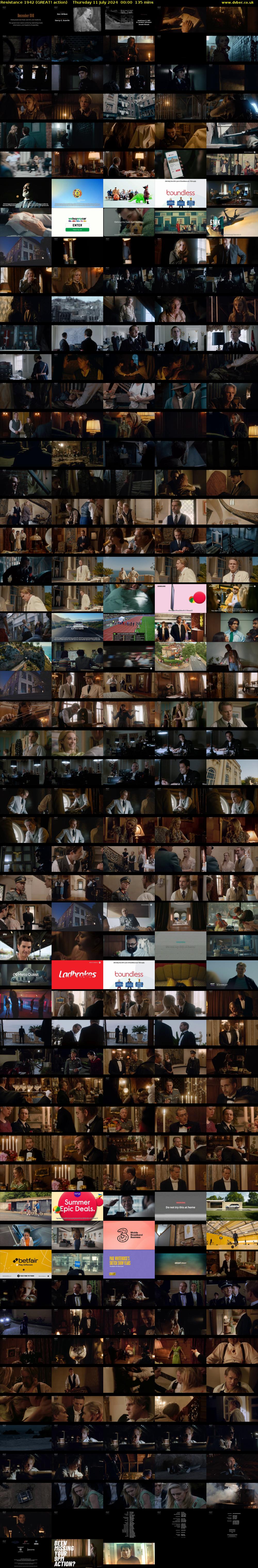 Resistance 1942 (GREAT! action) Thursday 11 July 2024 00:00 - 02:15