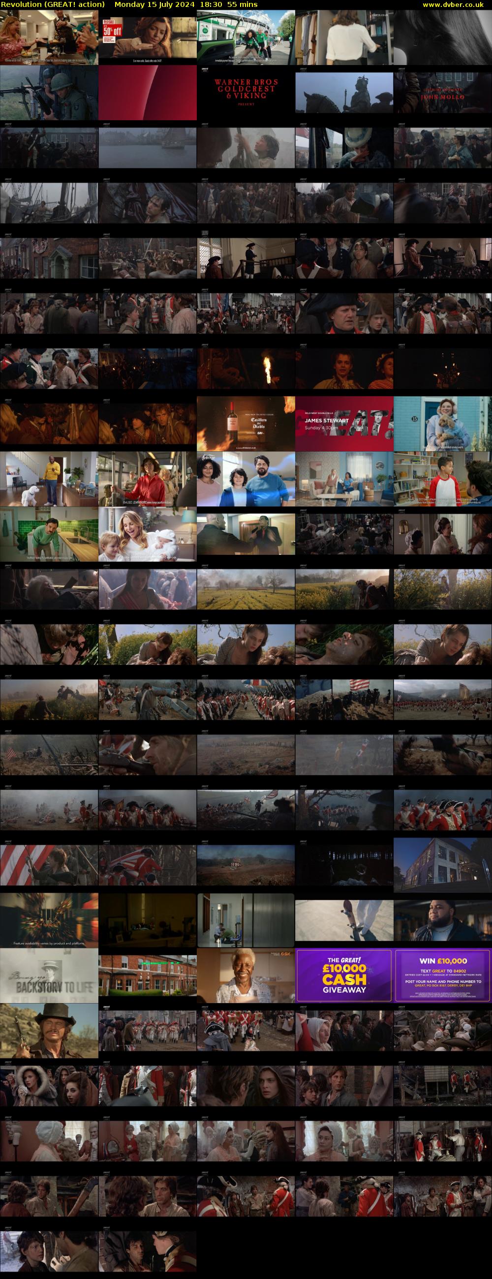 Revolution (GREAT! action) Monday 15 July 2024 18:30 - 19:25