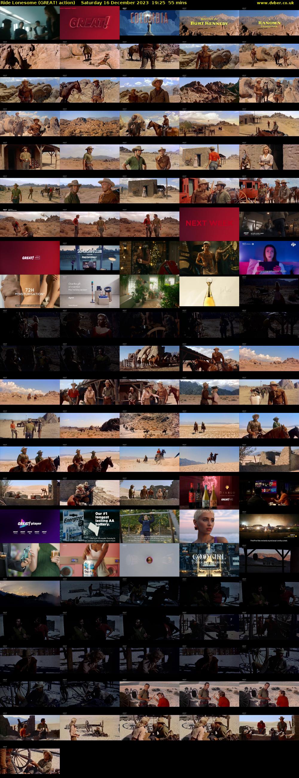 Ride Lonesome (GREAT! action) Saturday 16 December 2023 19:25 - 20:20