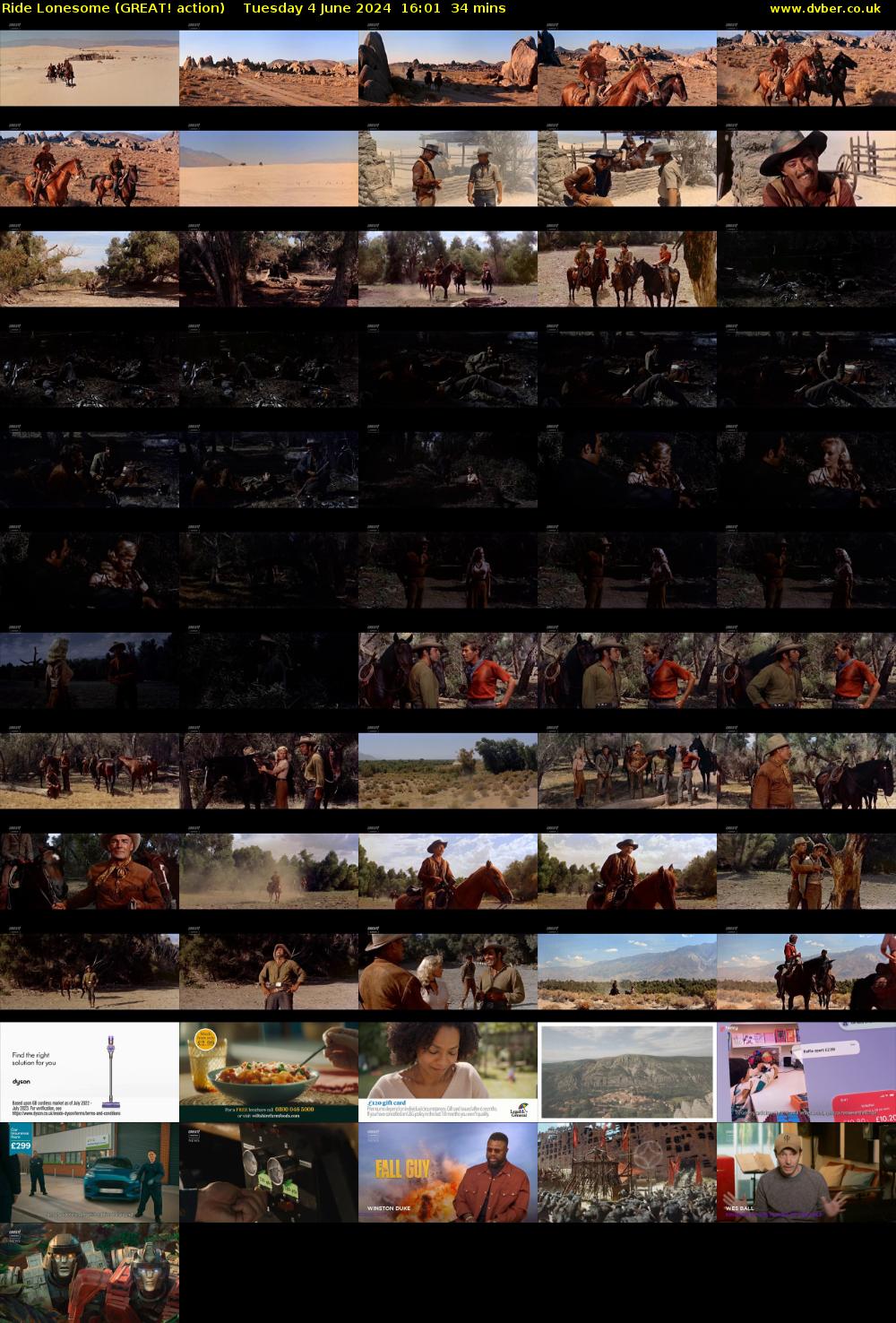 Ride Lonesome (GREAT! action) Tuesday 4 June 2024 16:01 - 16:35