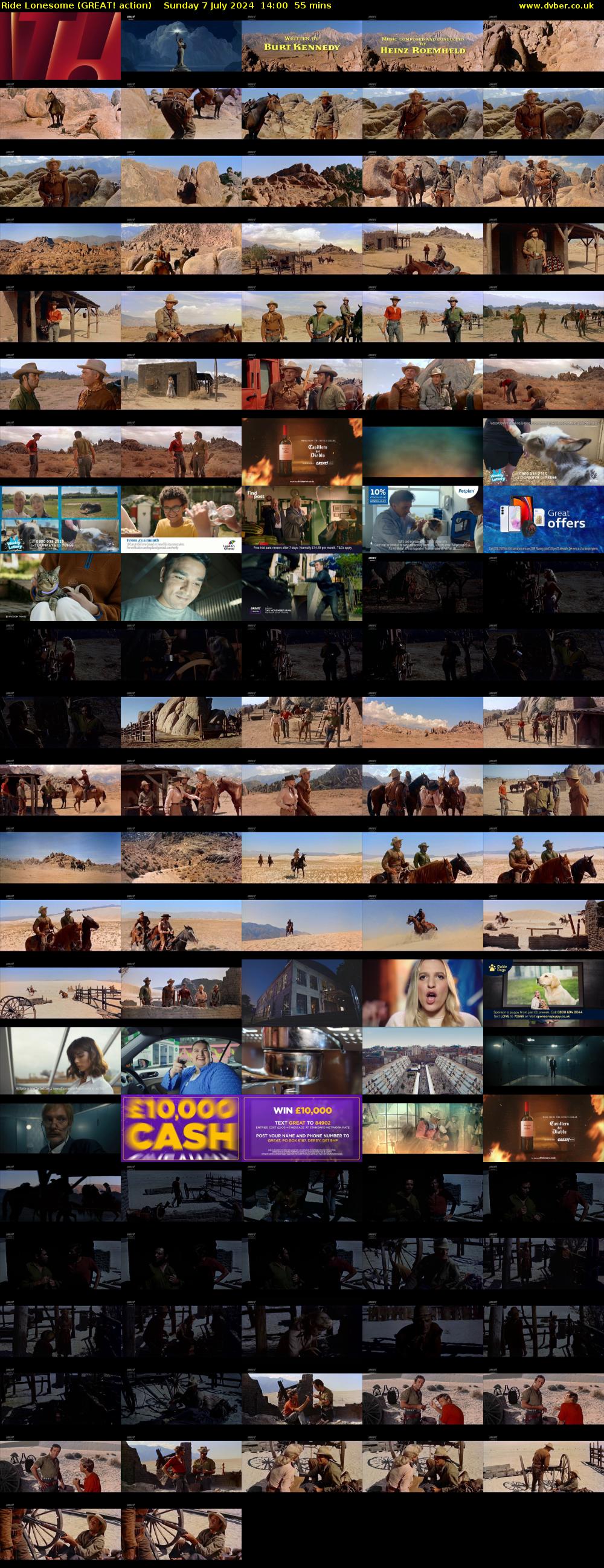 Ride Lonesome (GREAT! action) Sunday 7 July 2024 14:00 - 14:55