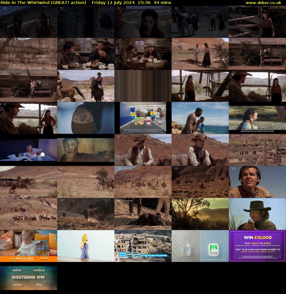 Ride in The Whirlwind (GREAT! action) Friday 12 July 2024 15:36 - 16:20