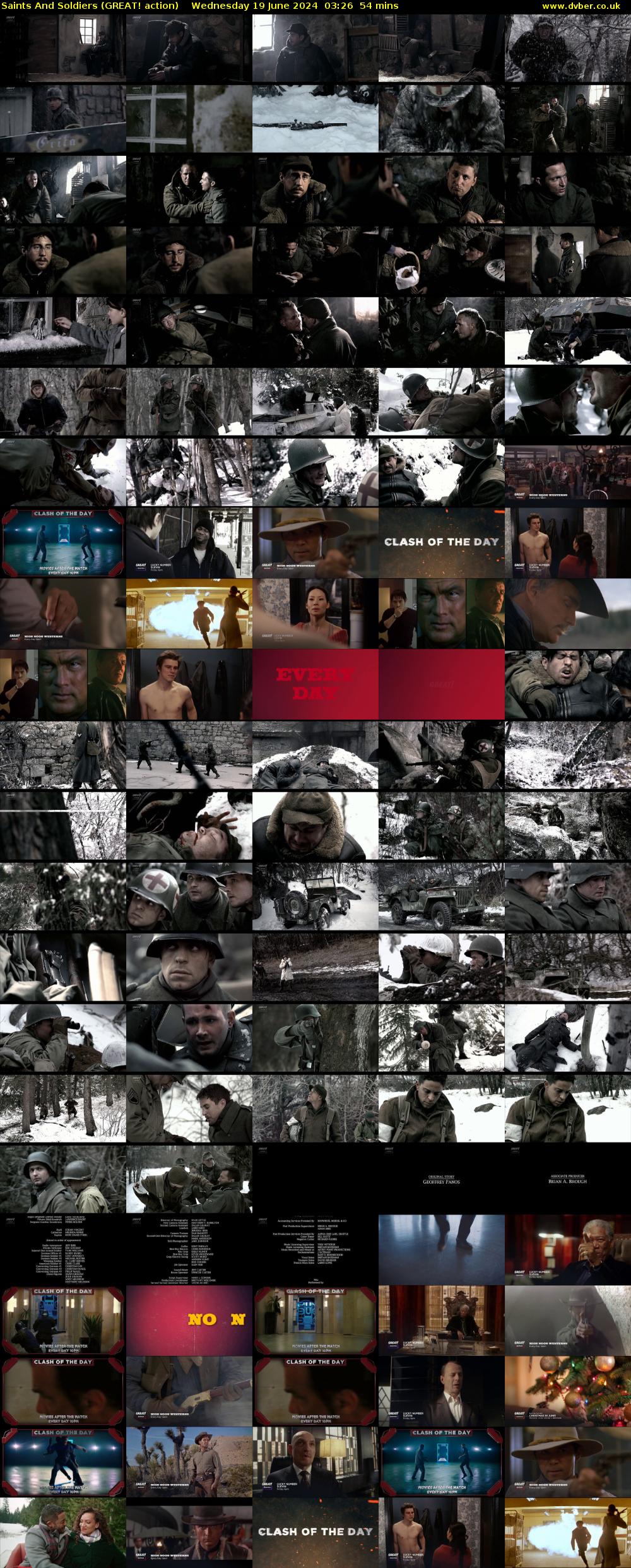 Saints And Soldiers (GREAT! action) Wednesday 19 June 2024 03:26 - 04:20