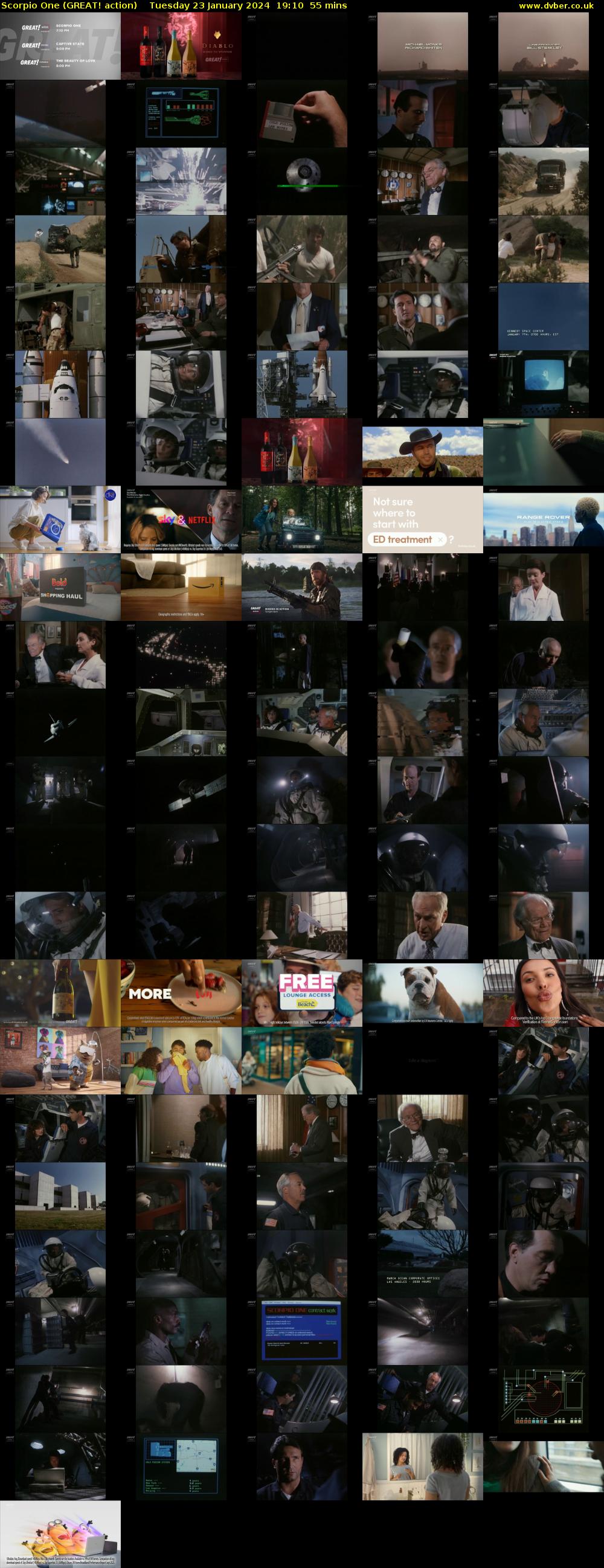 Scorpio One (GREAT! action) Tuesday 23 January 2024 19:10 - 20:05