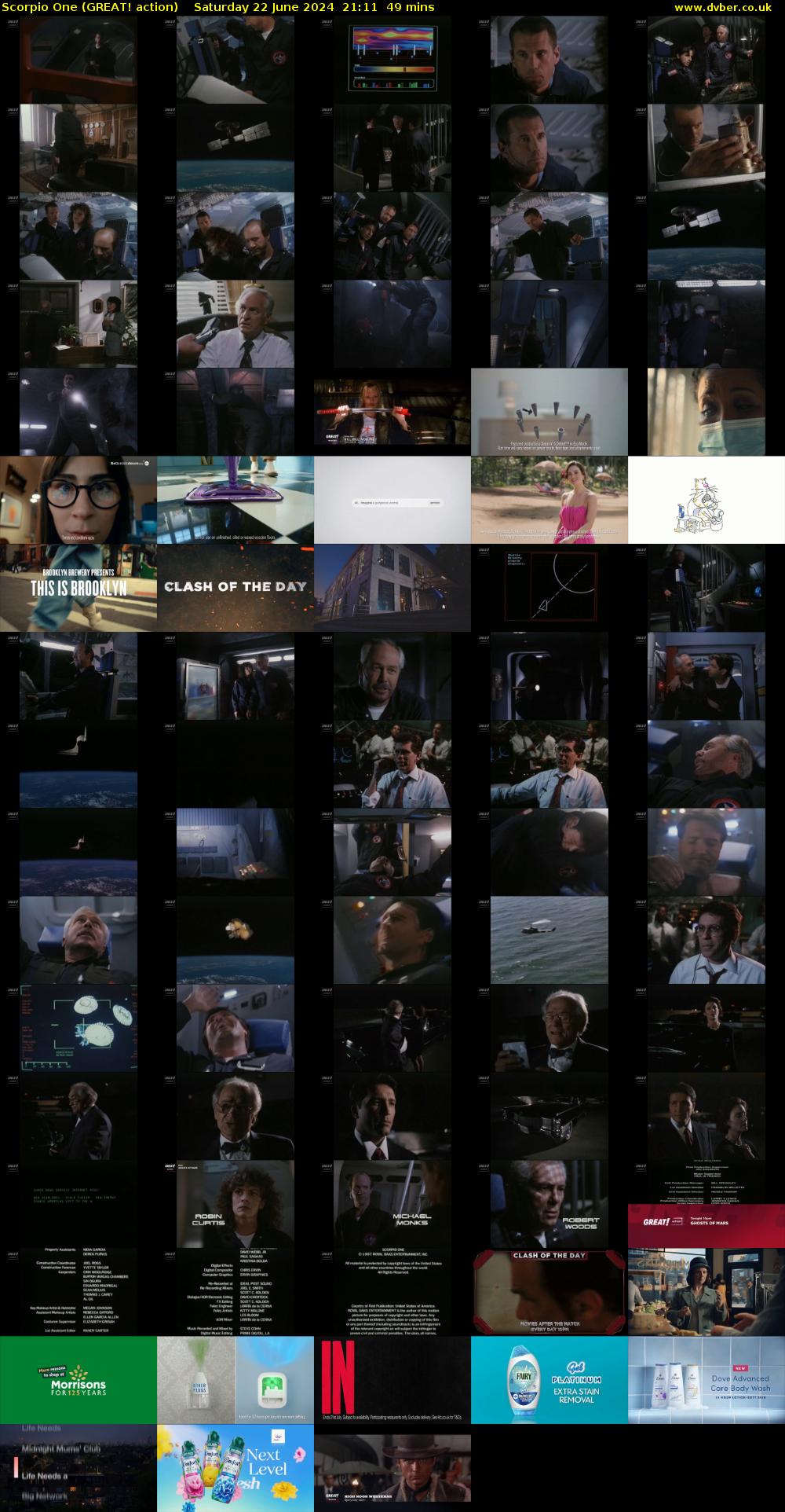 Scorpio One (GREAT! action) Saturday 22 June 2024 21:11 - 22:00