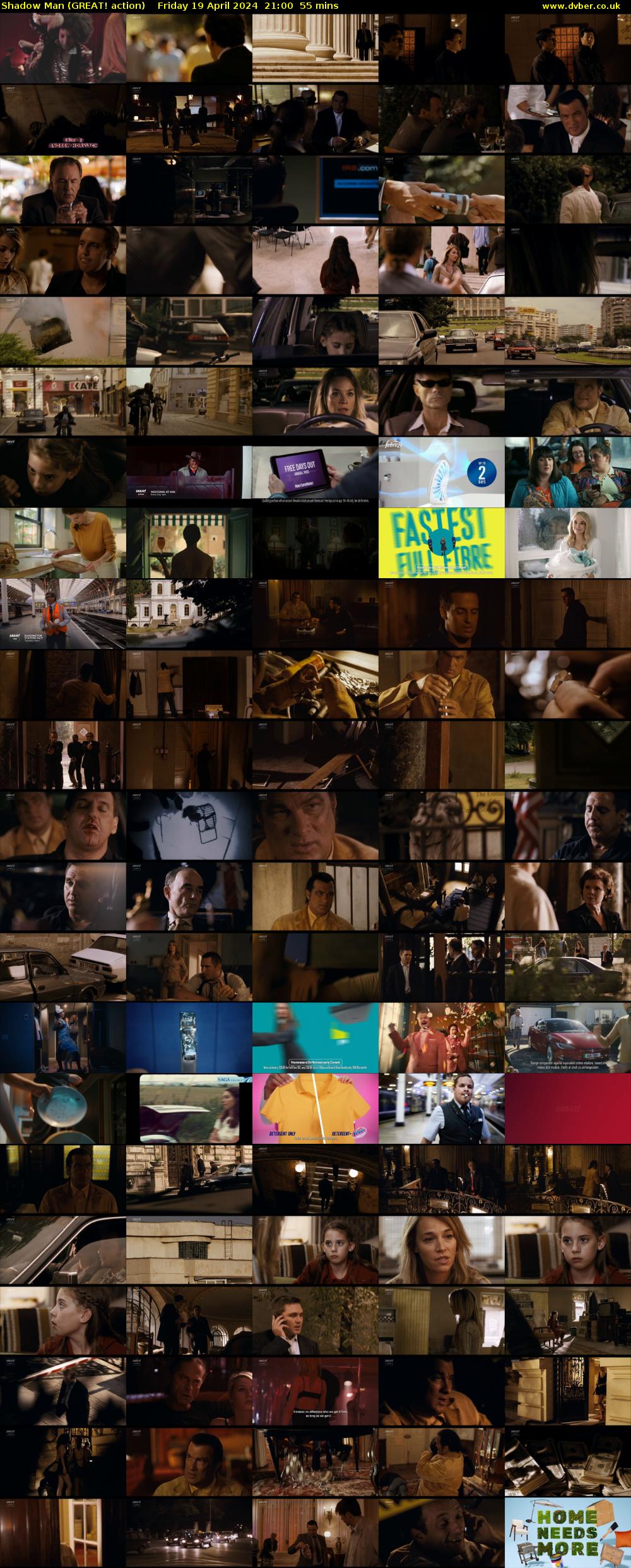 Shadow Man (GREAT! action) Friday 19 April 2024 21:00 - 21:55