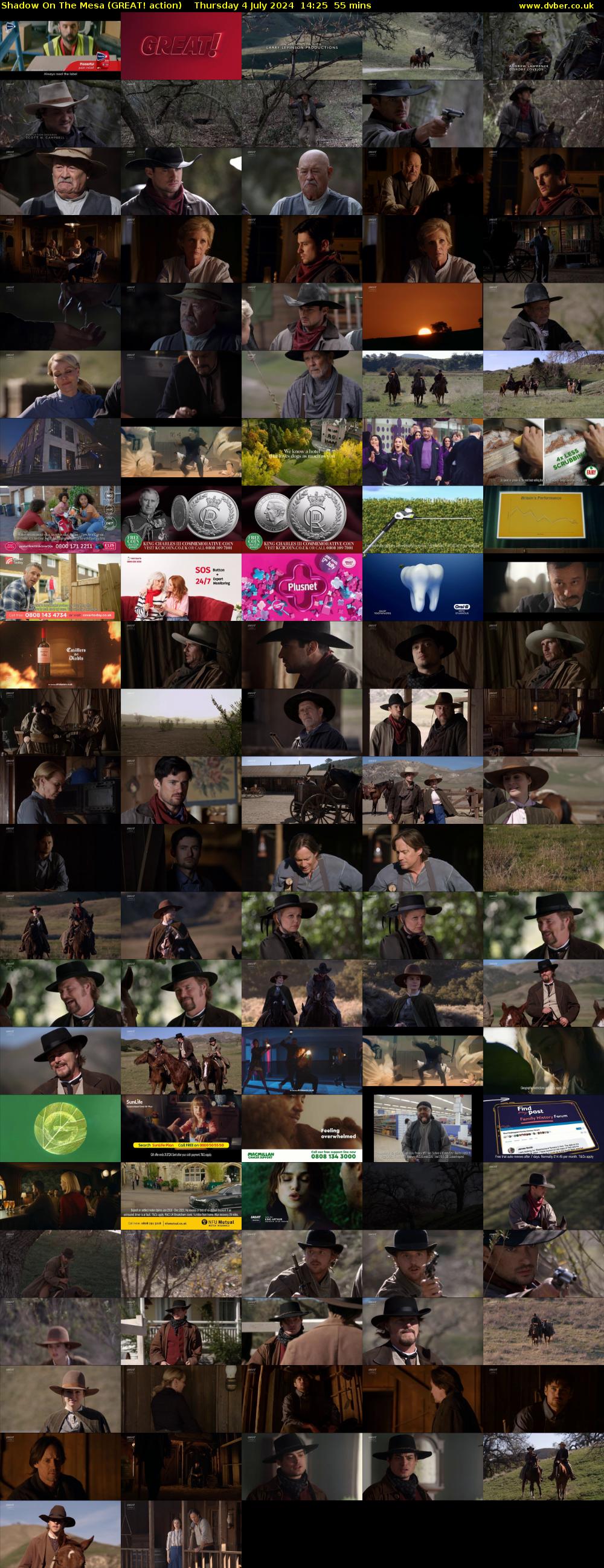Shadow On The Mesa (GREAT! action) Thursday 4 July 2024 14:25 - 15:20