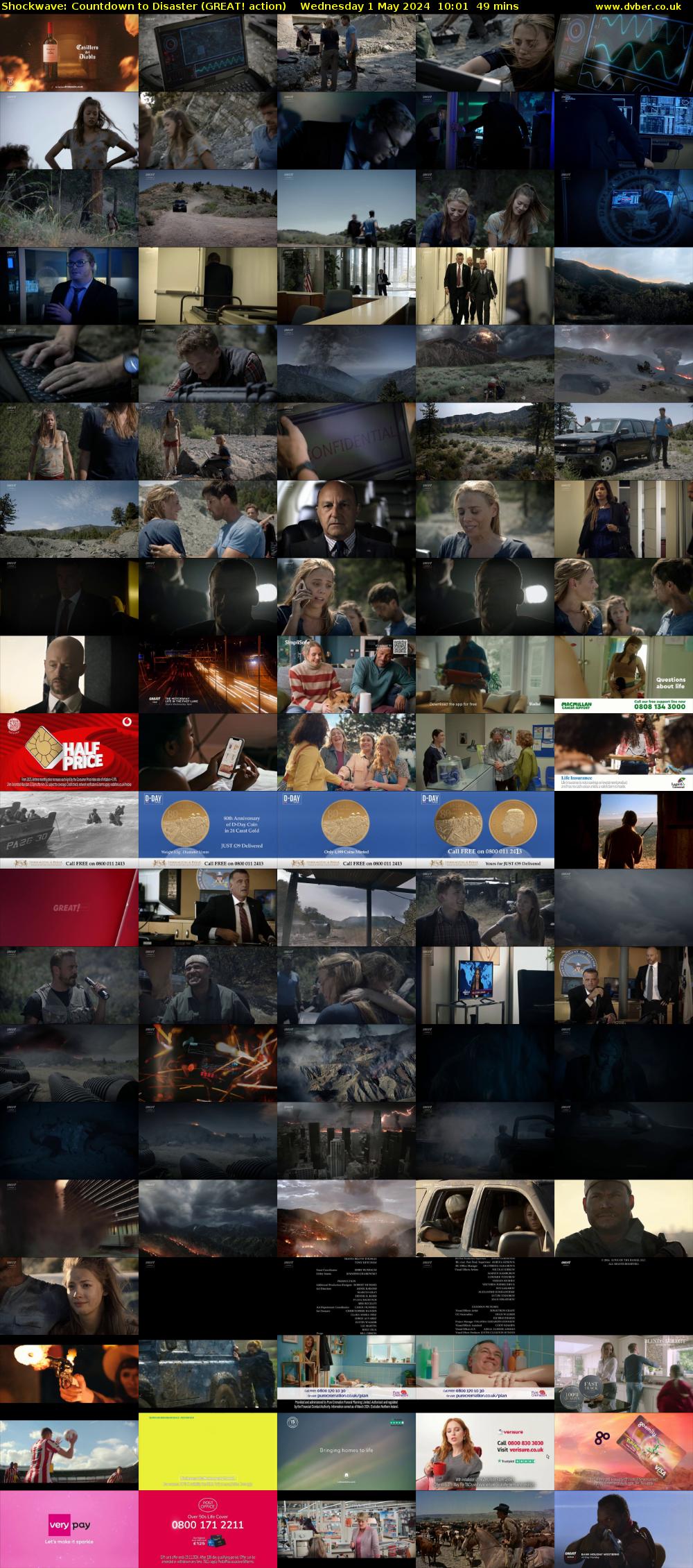 Shockwave: Countdown to Disaster (GREAT! action) Wednesday 1 May 2024 10:01 - 10:50