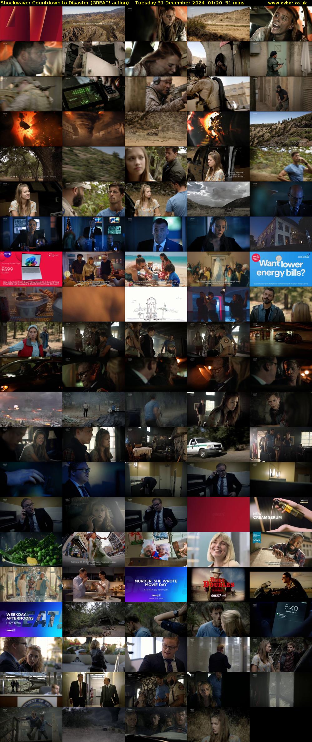 Shockwave: Countdown to Disaster (GREAT! action) Tuesday 31 December 2024 01:20 - 02:11