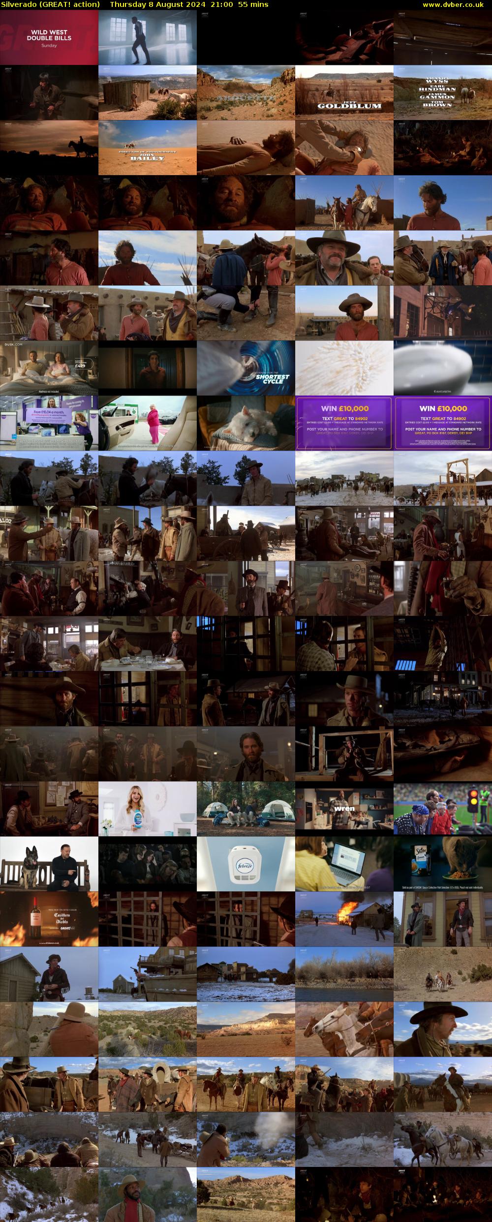 Silverado (GREAT! action) Thursday 8 August 2024 21:00 - 21:55