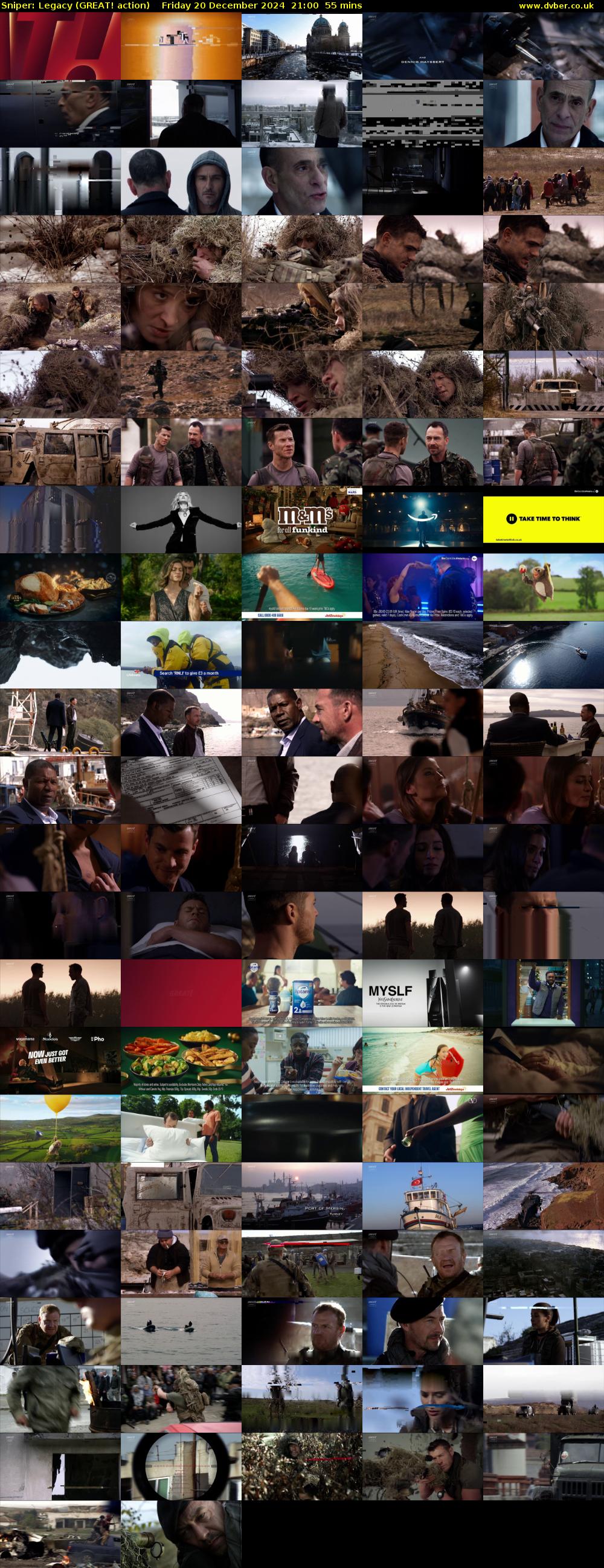 Sniper: Legacy (GREAT! action) Friday 20 December 2024 21:00 - 21:55