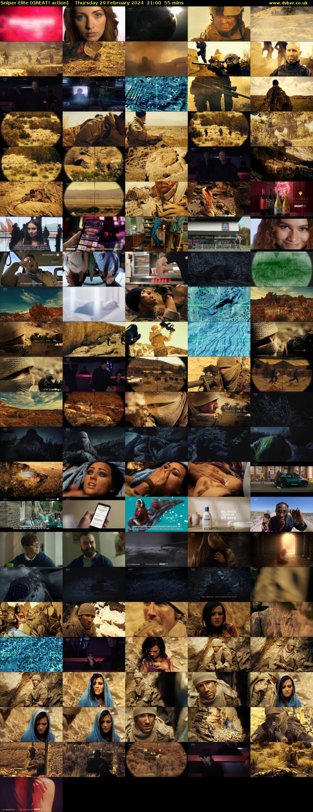 Sniper Elite (GREAT! action) Thursday 29 February 2024 21:00 - 21:55