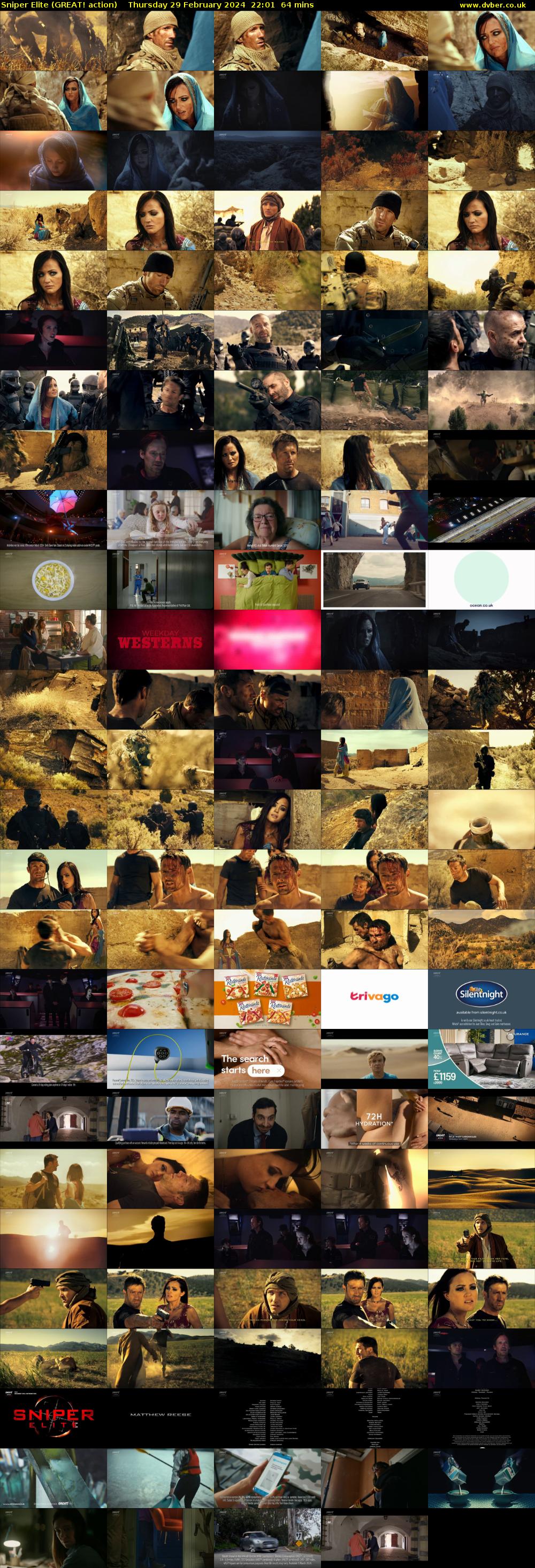 Sniper Elite (GREAT! action) Thursday 29 February 2024 22:01 - 23:05