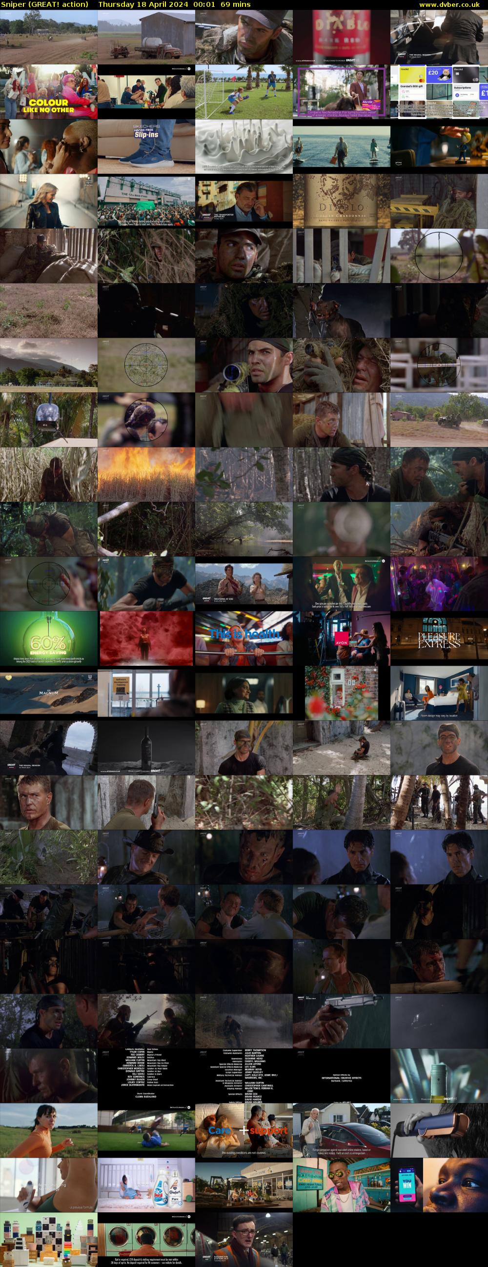 Sniper (GREAT! action) Thursday 18 April 2024 00:01 - 01:10